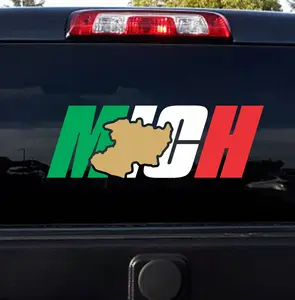 Sticker Estados de Mexico - Adhesive Vinyl Decal: Motorcycle, Car, Boats, Glass Doors and Walls | Different Sizes and Colors Available | Easy installation
